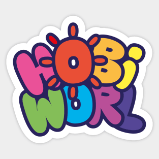 HOBI WORLD - Rainbow version. Sticker